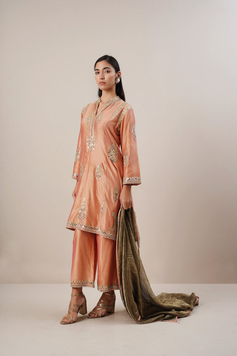 Short Suit with Gota Patti Work